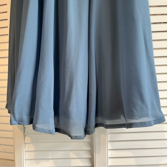 Lulus Kadence Slate Blue Chiffon Maxi Dress - Picture 9 of 16